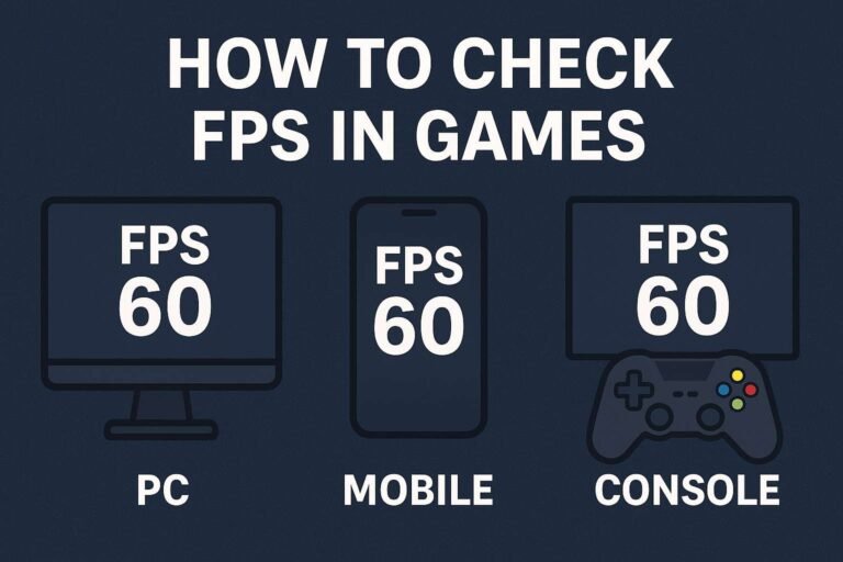 How to Check FPS in Games (PC, Mobile & Console)