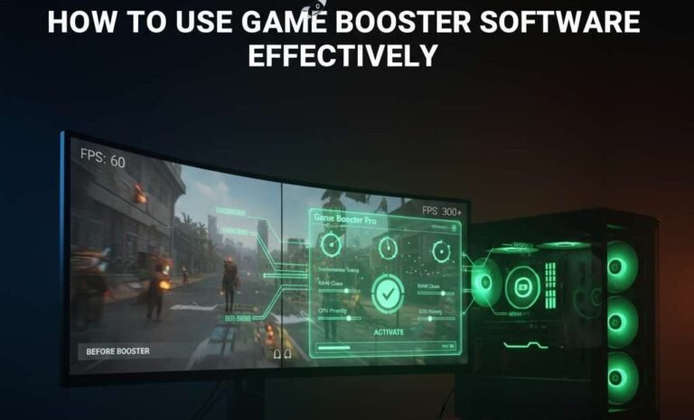 How to Use Game Booster Software Effectively